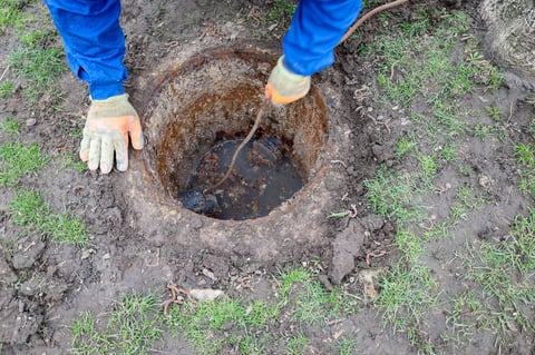 Technician performing maintenance
